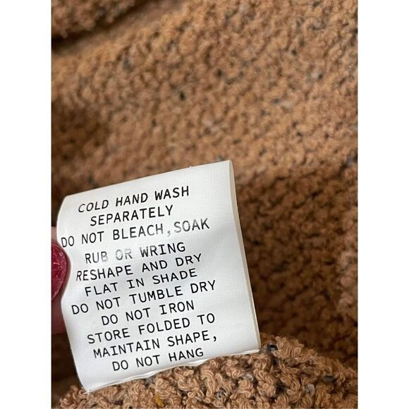 New Free  People x Zulu & Zephyr Almond Cotton Blend Knit Pants Size 8 - Picture 8 of 10